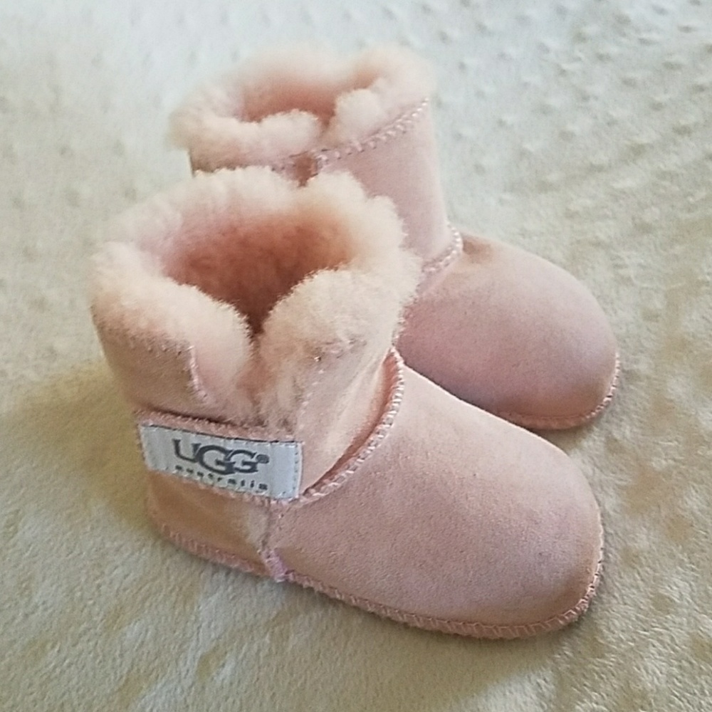 Ugg baby boots small pink